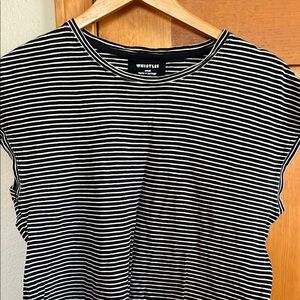 Boxy striped t shirt from English brand whistles
